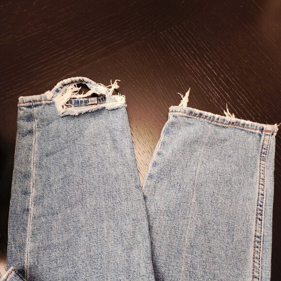 Abercrombie & Fitch High Rise The Skinny Jeans EU29/US 8S Y2K 90s - Picture 9 of 14